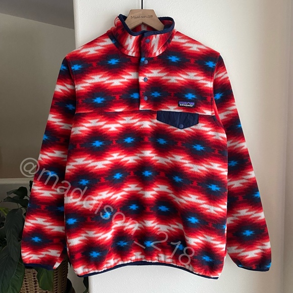 Patagonia Small Synchilla Wild Desert Snap-T Pullover Western Aztec S - Picture 11 of 11